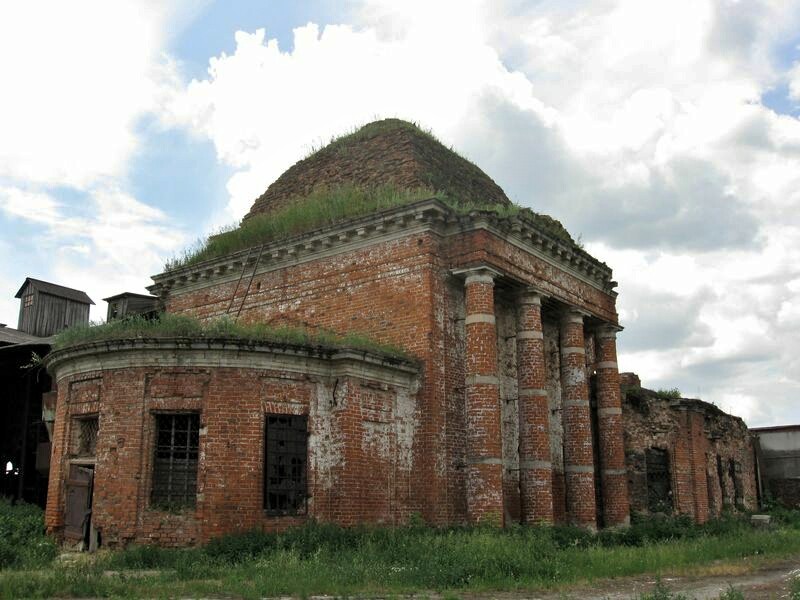 Кишкино (Прилепский с/о). Церковь Рождества Пресвятой Богородицы. фасады