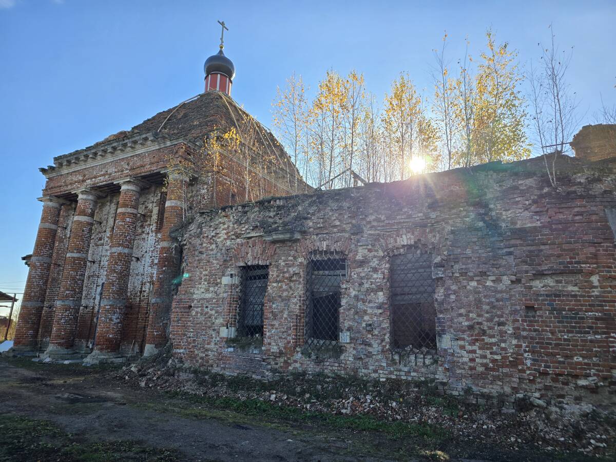 Церковь Рождества Пресвятой Богородицы, Кишкино (Прилепский с/о) (Тула, город, Тульская область). фасады