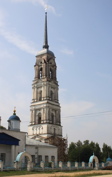 Церковь Преображения Господня, Давыдово (Камешковский район, Владимирская область). архитектурные детали, Колокольня, вид с северо-востока