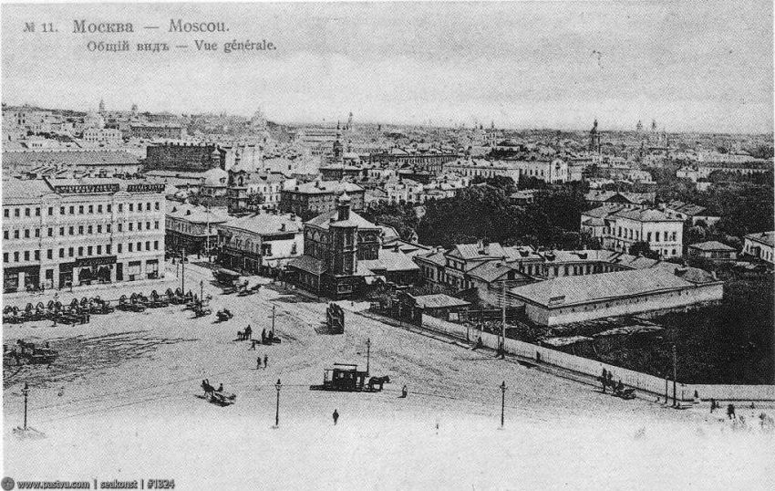 Церковь Всех Святых на Кулишках, Таганский (Центральный административный округ (ЦАО), г. Москва). архивная фотография, Дореволюционная откытка.