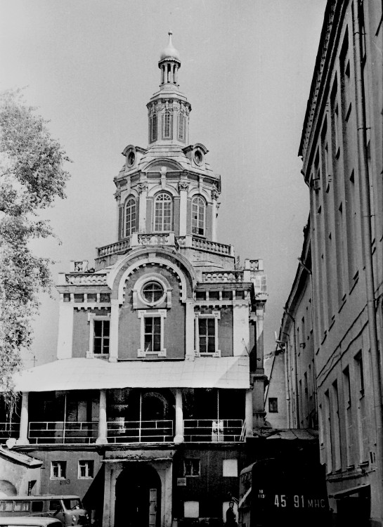 Заиконоспасский монастырь. Собор Спаса Нерукотворного Образа, Тверской (Центральный административный округ (ЦАО), г. Москва). фасады