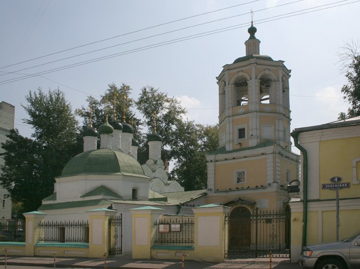 Церковь Успения Пресвятой Богородицы в Путинках, Тверской (Центральный административный округ (ЦАО), г. Москва). фасады