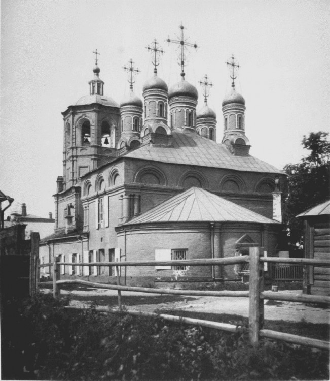 Тверской. Церковь Успения Пресвятой Богородицы в Путинках. архивная фотография, Альбом Найденова