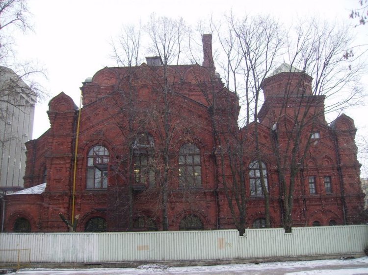 Церковь Спаса Всемилостивого быв. Скорбященского монастыря, Тверской (Центральный административный округ (ЦАО), г. Москва). фасады