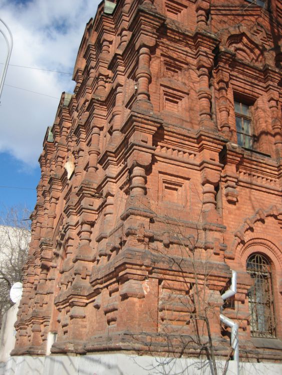 Церковь Спаса Всемилостивого быв. Скорбященского монастыря, Тверской (Центральный административный округ (ЦАО), г. Москва). архитектурные детали