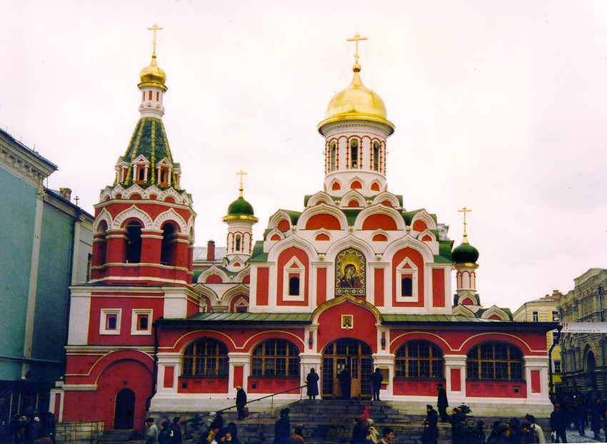 Собор Казанской иконы Божией Матери на Красной площади (новый), Тверской (Центральный административный округ (ЦАО), г. Москва). фасады
