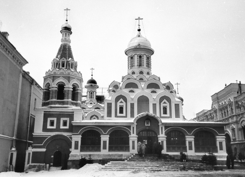 Тверской. Собор Казанской иконы Божией Матери на Красной площади (воссозданный). фасады