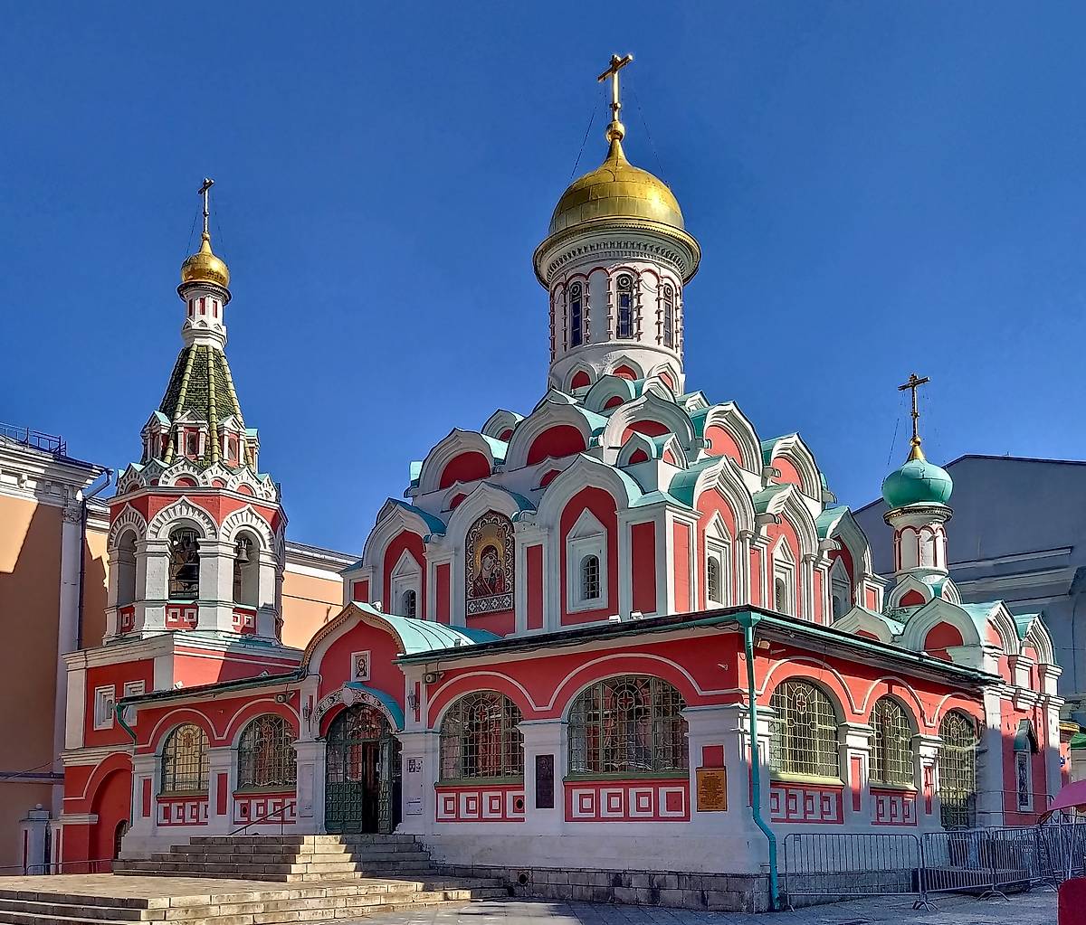 фасады. Собор Казанской иконы Божией Матери на Красной площади (новый), Тверской (Центральный административный округ (ЦАО), г. Москва)