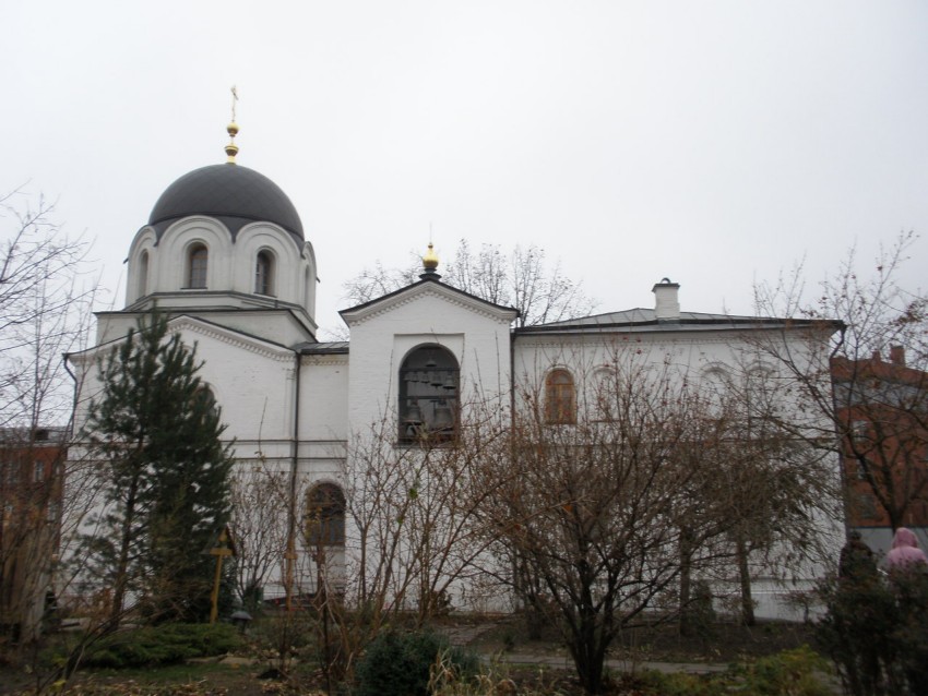 Хамовники. Зачатьевский монастырь. Церковь Сошествия Святого Духа. фасады, Вид  с  севера