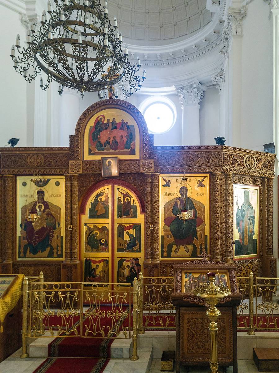 интерьер и убранство. Церковь Сошествия Святого Духа на бывшем Лазаревском кладбище, Мещанский (Центральный административный округ (ЦАО), г. Москва)