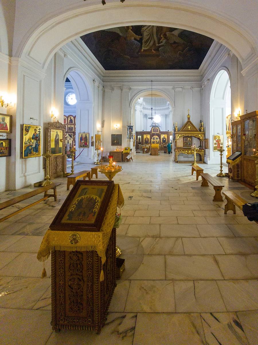 интерьер и убранство. Церковь Сошествия Святого Духа на бывшем Лазаревском кладбище, Мещанский (Центральный административный округ (ЦАО), г. Москва)