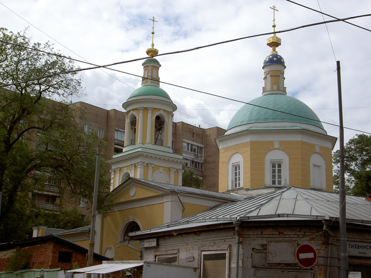 Церковь Тихвинской иконы Божией Матери в Сущёве, Тверской (Центральный административный округ (ЦАО), г. Москва). фасады