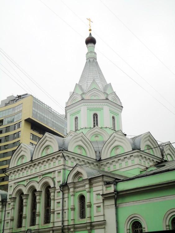 Церковь Троицы Живоначальной на Шаболовке, Якиманка (Центральный административный округ (ЦАО), г. Москва). архитектурные детали