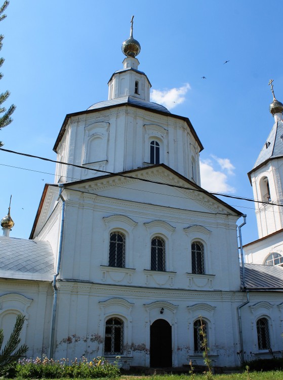 Церковь Богоявления Господня (Космы и Дамиана) в Заречье, Верея (Наро-Фоминский городской округ, Московская область). фасады