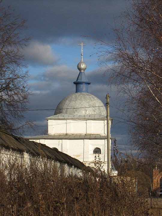Лужецкий Ферапонтов монастырь. Надвратная церковь Преображения Господня, Можайск (Можайский городской округ, Московская область). фасады