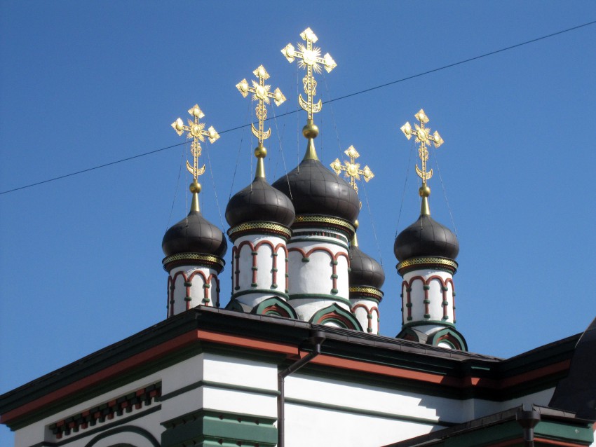 Мещанский. Богородице-Рождественский монастырь. Церковь Иоанна Златоуста. архитектурные детали