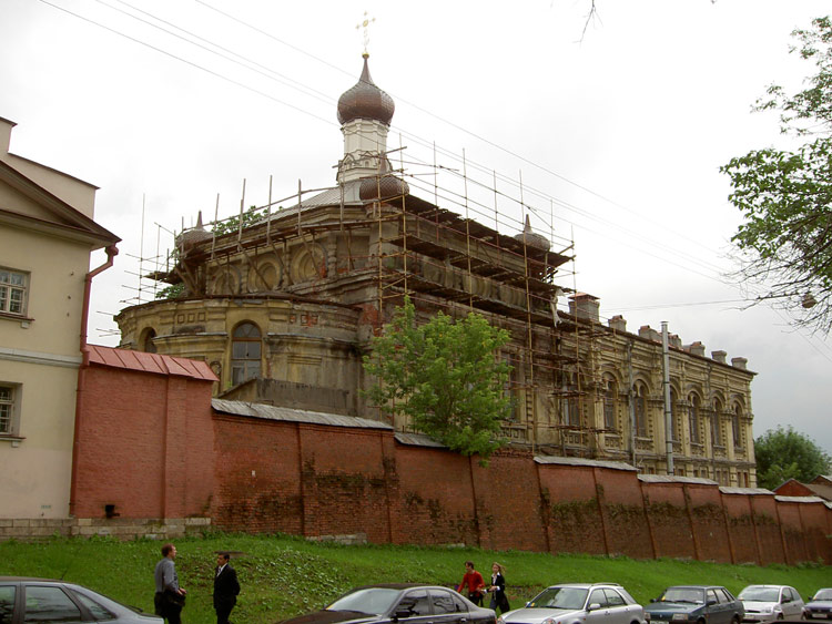 Богородице-Рождественский монастырь. Церковь Казанской иконы Божией Матери, Мещанский (Центральный административный округ (ЦАО), г. Москва). фасады