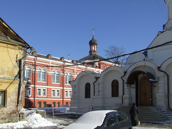 Мещанский. Богородице-Рождественский монастырь. Церковь Казанской иконы Божией Матери. архитектурные детали