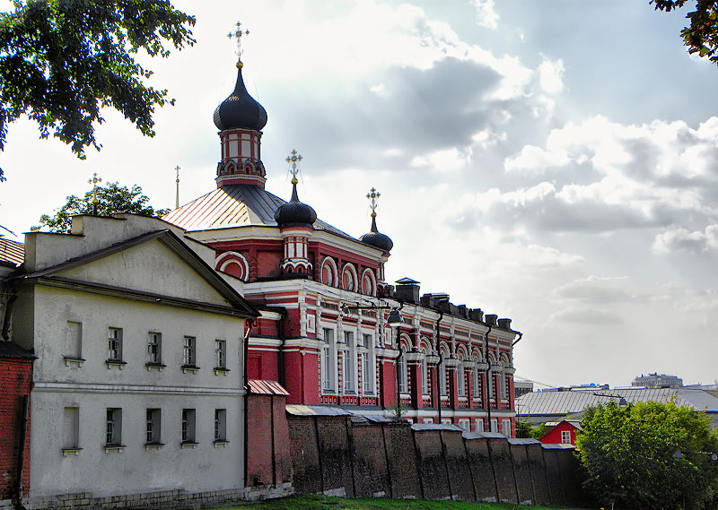 Богородице-Рождественский монастырь. Церковь Казанской иконы Божией Матери, Мещанский (Центральный административный округ (ЦАО), г. Москва). фасады