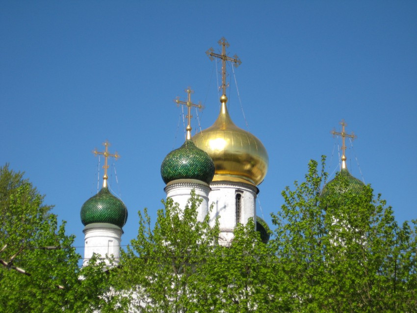 Мещанский. Сретенский монастырь. Собор Сретения Владимирской иконы Божией Матери. архитектурные детали