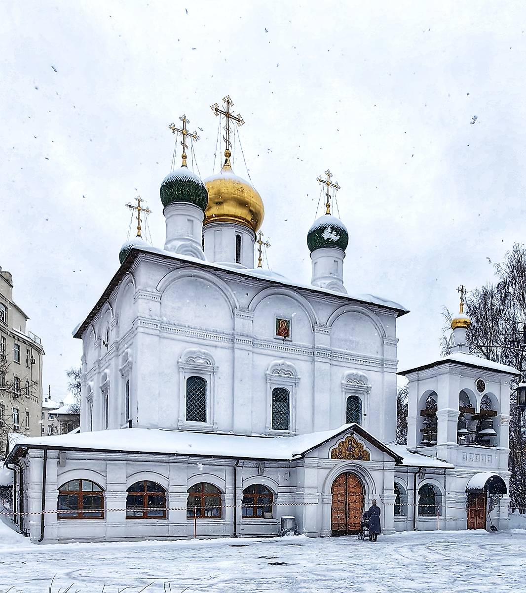 фасады. Сретенский монастырь. Собор Сретения Владимирской иконы Божией Матери, Мещанский (Центральный административный округ (ЦАО), г. Москва)