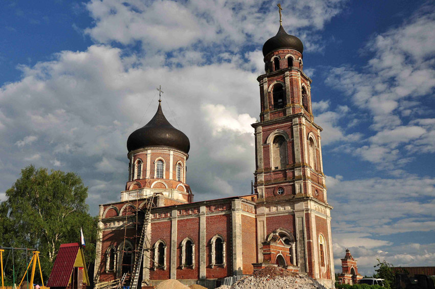 Церковь Воздвижения Креста Господня, Сокольниково (Домодедовский городской округ, Московская область). фасады