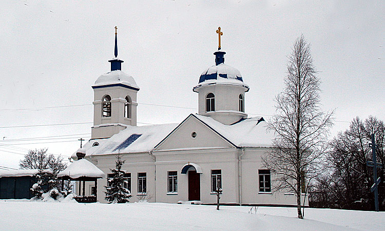 Волхов, город. Церковь Михаила Архангела. фасады, Вид с юга