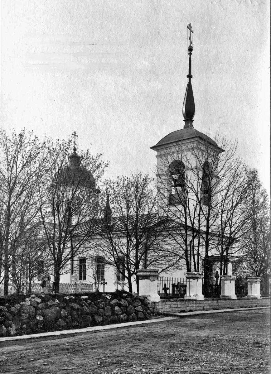 Церковь Михаила Архангела, Волхов, город (Волховский район, Ленинградская область). архивная фотография, Фото Машечкина В. М. 1912 г. из фондов РЭМ. (Музейный № РЭМ 2465-7)
