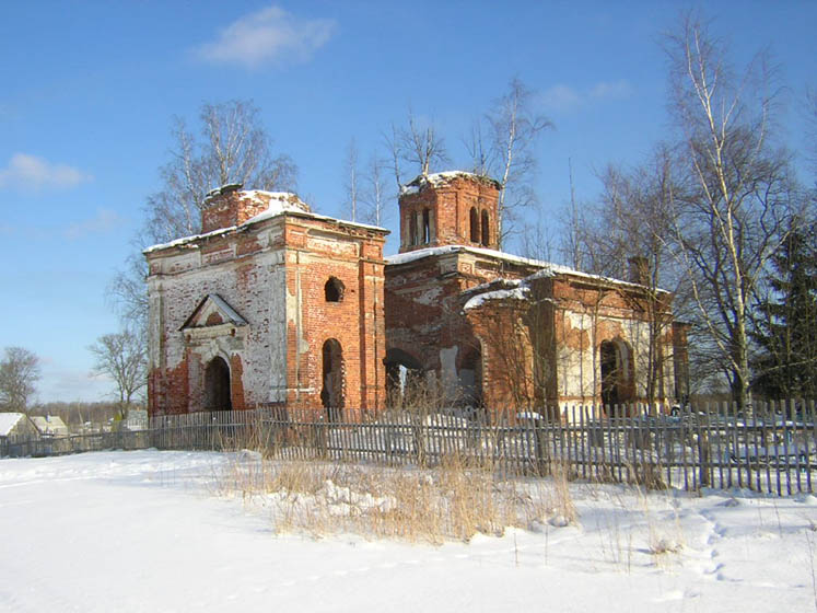 Мелехово. Церковь Покрова Пресвятой Богородицы. фасады