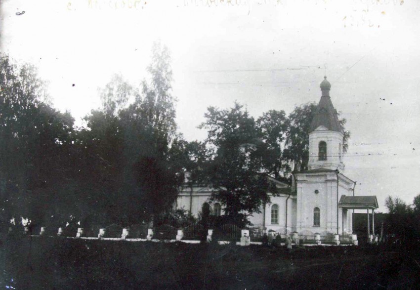 Церковь Покрова Пресвятой Богородицы, Мелехово (Киришский район, Ленинградская область). архивная фотография, из архива Екатерины Алексеевны Степновой
