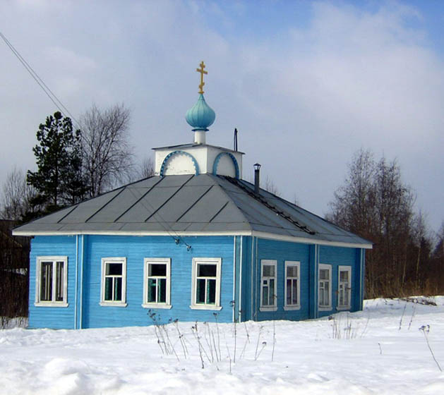 Часовня Георгия Победоносца, Коськово (Тихвинский район, Ленинградская область). фасады