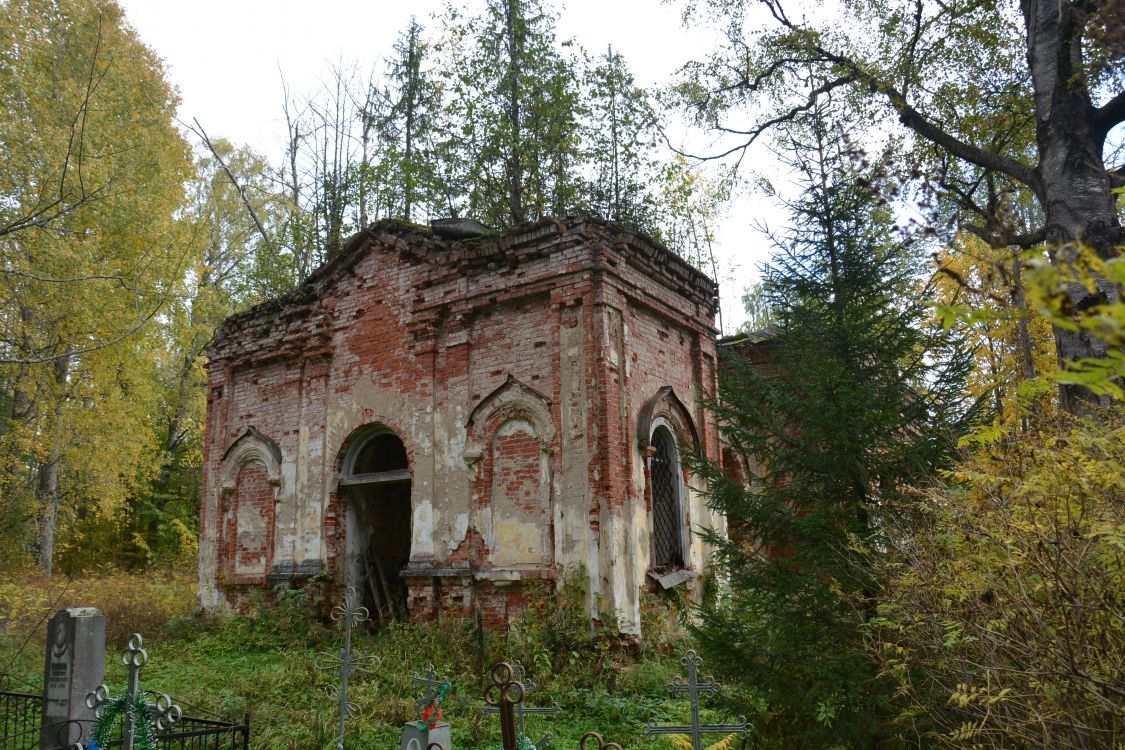 Новинка. Церковь Тихвинской иконы Божией Матери. фасады