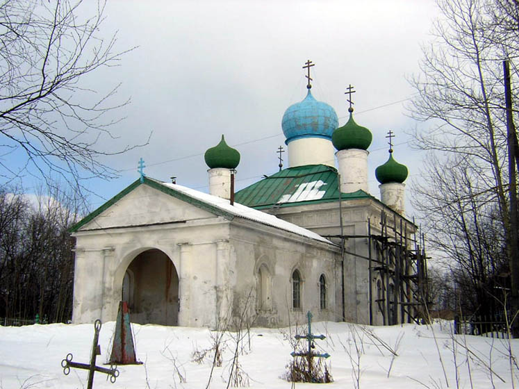 Горка. Церковь Покрова Пресвятой Богородицы. фасады