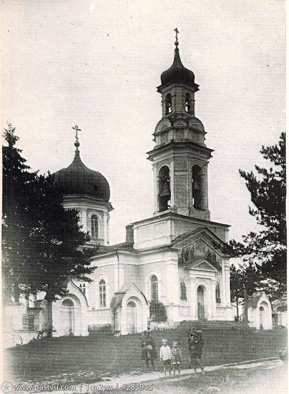 Церковь Вознесения Господня, Торжок (Торжокский район и г. Торжок, Тверская область). архивная фотография, 1925,Источник:Фотоальбом Торжок на фотографиях П.Ф.Добрынина,1993. с сайта https://pastvu.com/p/283945 