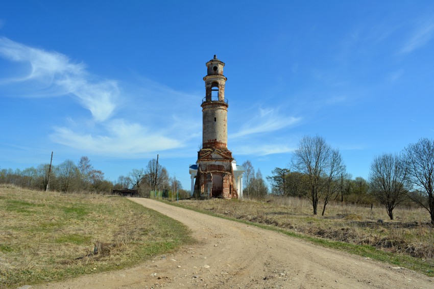 Церковь Казанской иконы Божией Матери, Арпачёво (Торжокский район и г. Торжок, Тверская область). фасады, Вид с запада