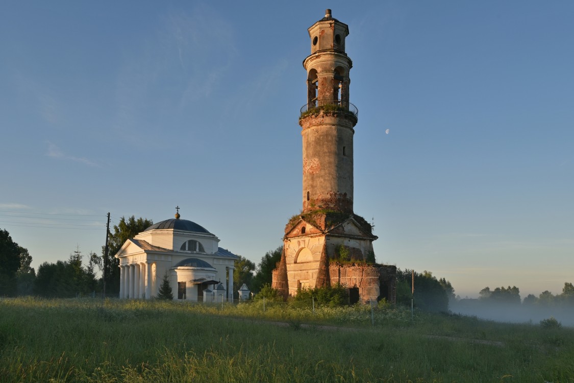 Церковь Казанской иконы Божией Матери, Арпачёво (Торжокский район и г. Торжок, Тверская область). фасады, Вид на северо-запада
