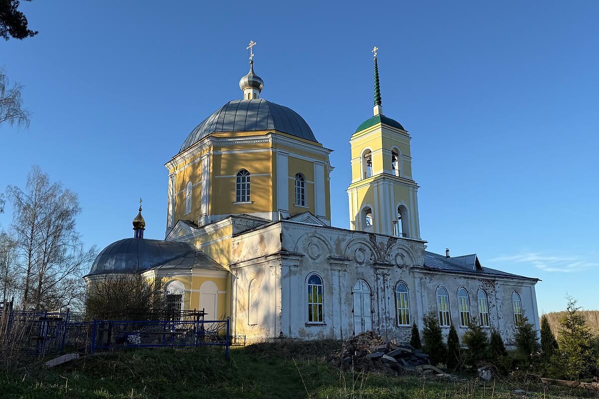 фасады. Церковь Преображения Господня, Спас (Торжокский район и г. Торжок, Тверская область)