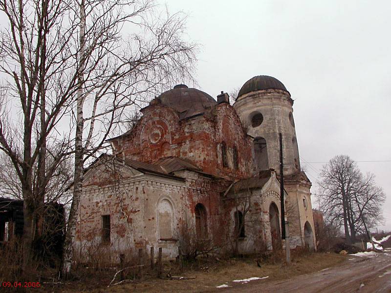 Белый Омут. Церковь Николая Чудотворца. фасады
