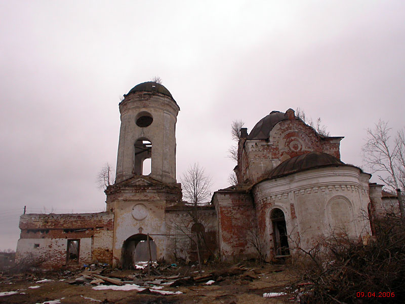 Белый Омут. Церковь Николая Чудотворца. фасады