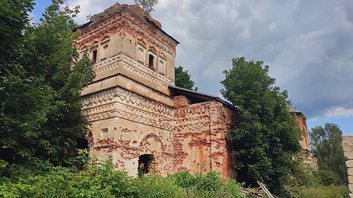 фасады. Церковь Благовещения Пресвятой Богородицы, Большой Борок (Кувшиновский район, Тверская область)