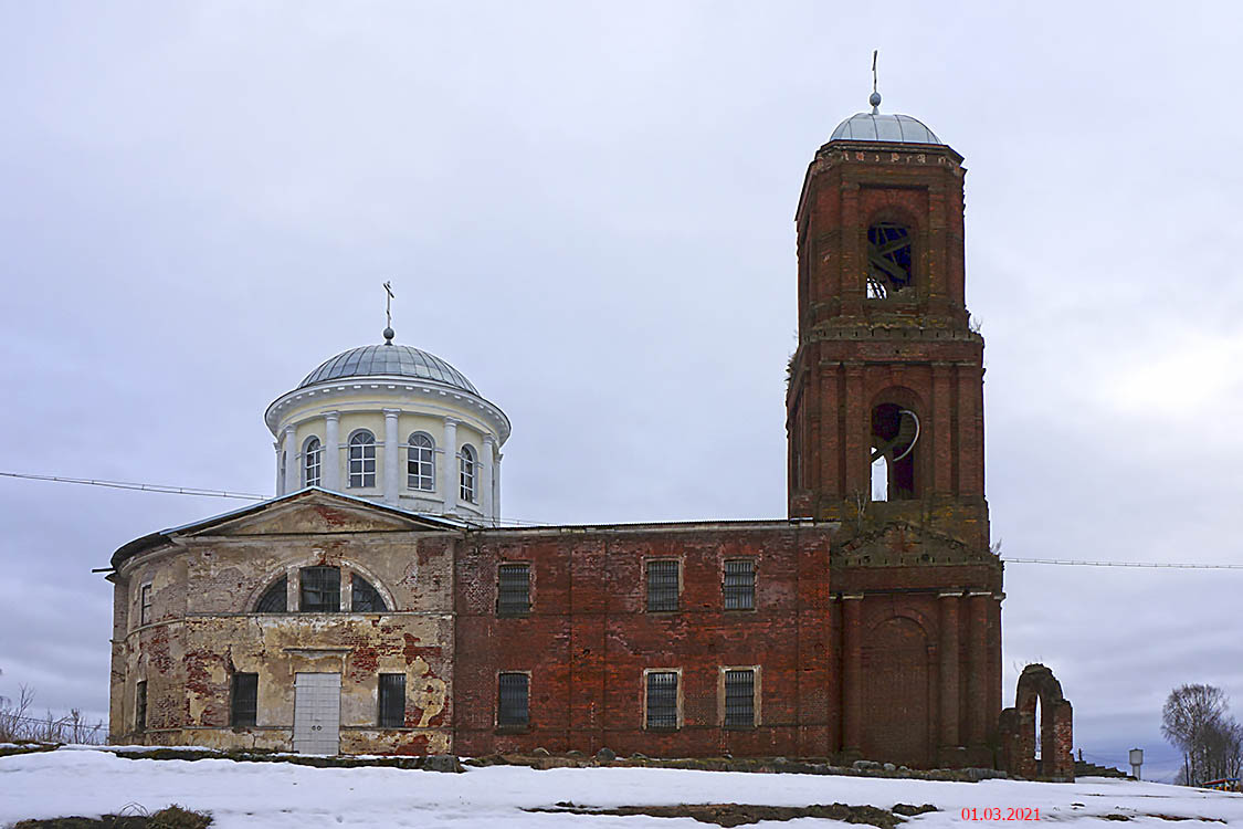 Церковь Спаса Преображения, Сукромля (Торжокский район и г. Торжок, Тверская область). фасады