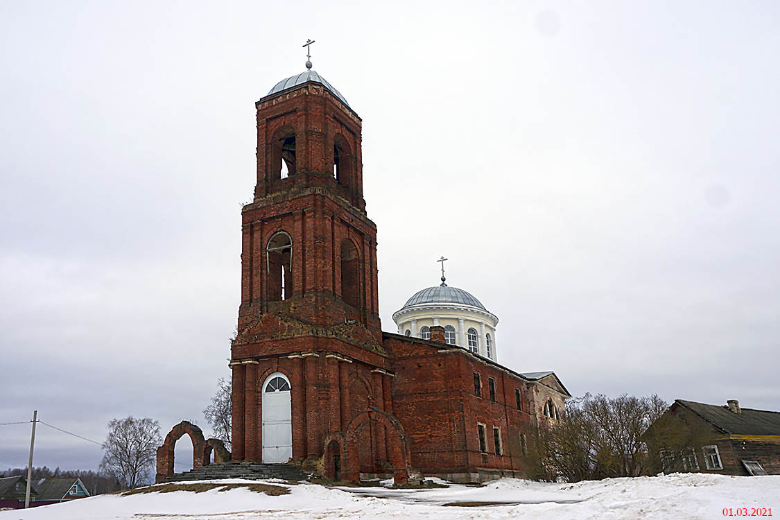 Церковь Спаса Преображения, Сукромля (Торжокский район и г. Торжок, Тверская область). фасады