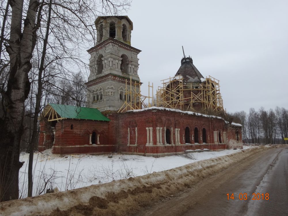 Глухово (Высоковское сельское поселение). Церковь Димитрия Ростовского. фасады, Ремонт