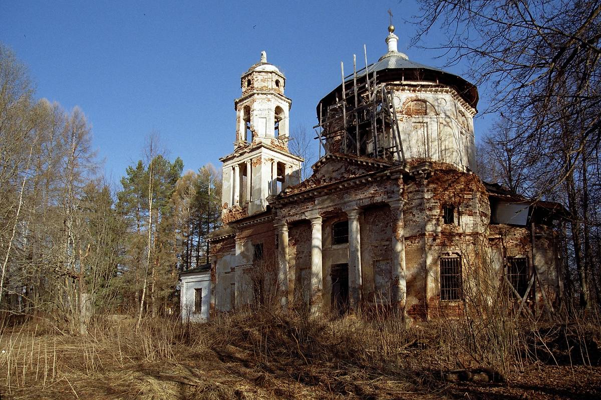 фасады. Церковь Спаса Нерукотворного Образа, Братково (Старицкий район, Тверская область)