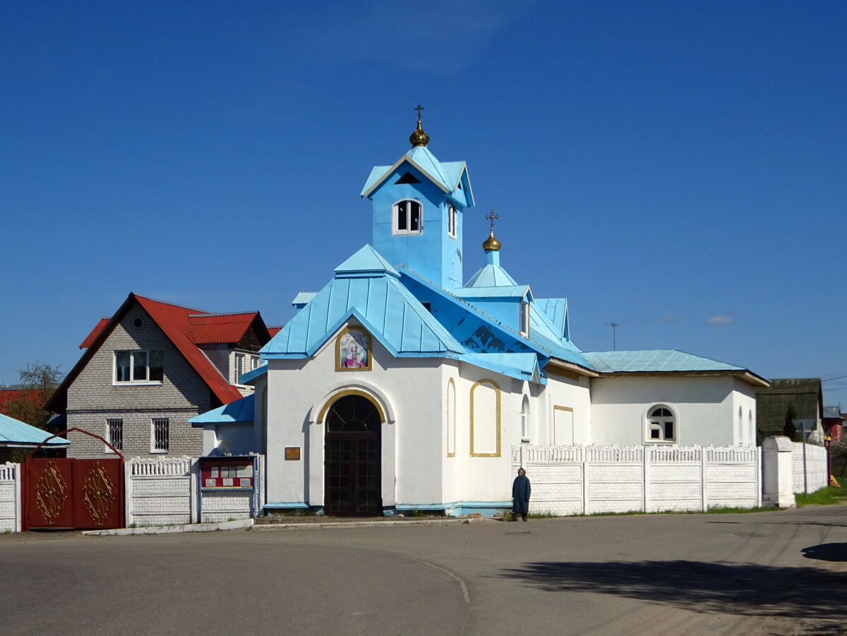 Церковь Параскевы Пятницы, Горбачиха (Орехово-Зуевский городской округ, Московская область). общий вид в ландшафте