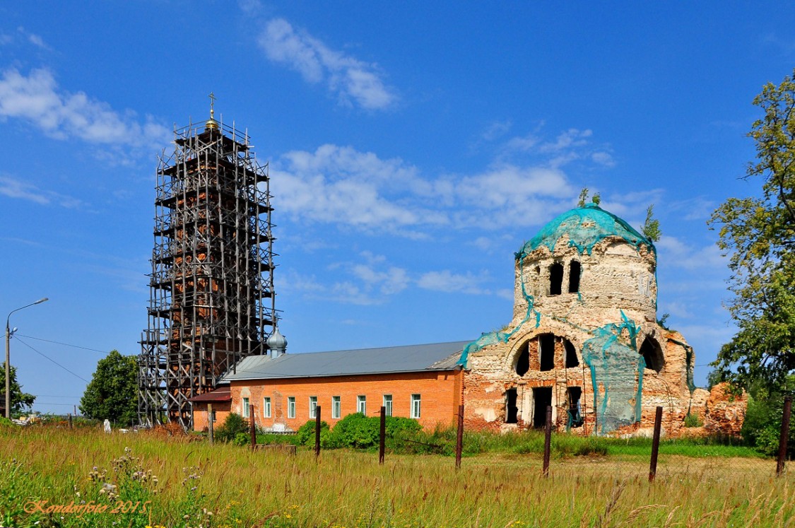 Дрезна. Церковь Троицы Живоначальной. документальные фотографии, KONDORFOTO 2015
