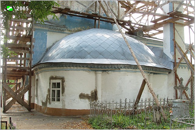 Церковь Всех Святых, Эдемское (Камешковский район, Владимирская область). фасады, Апсида