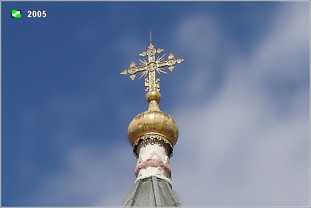 Церковь Всех Святых, Эдемское (Камешковский район, Владимирская область). архитектурные детали, Крест колокольни