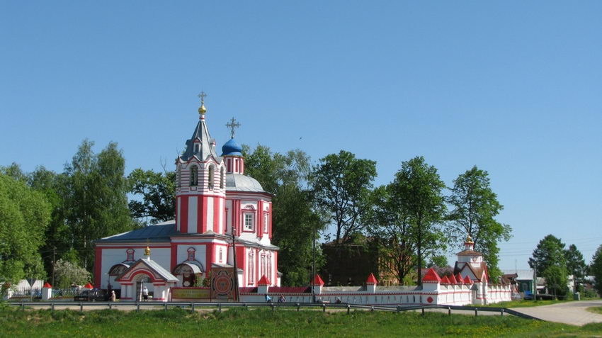 Церковь Всех Святых, Эдемское (Камешковский район, Владимирская область). общий вид в ландшафте