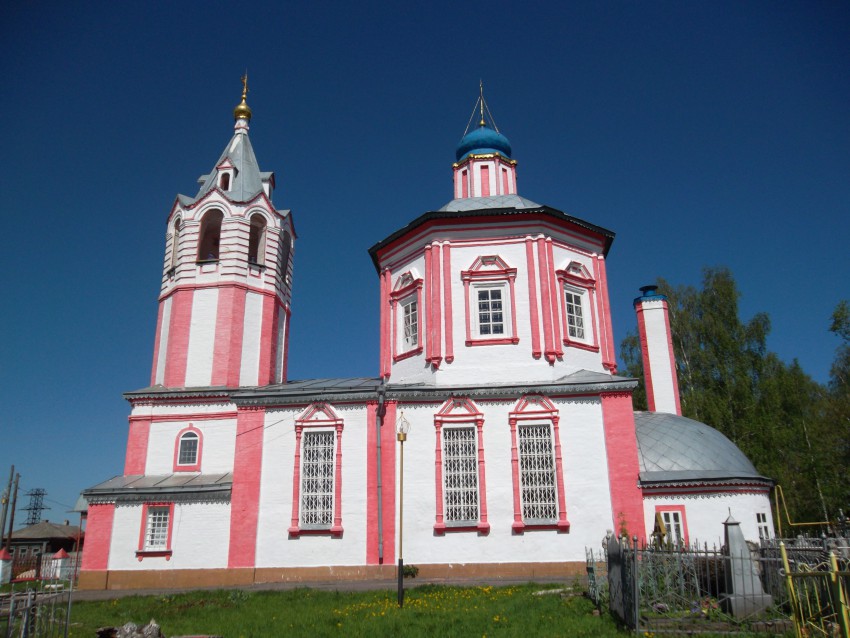 Церковь Всех Святых, Эдемское (Камешковский район, Владимирская область). фасады, Южный фасад